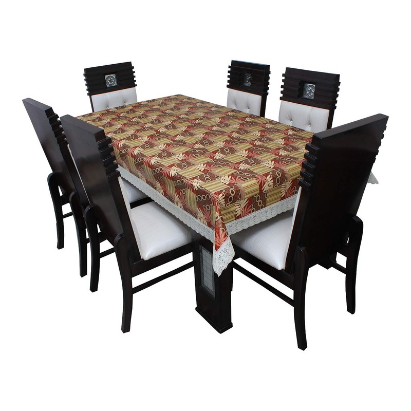 Dream CARETM Designer Waterproof Dining Table Cover 4 Seater 52x76