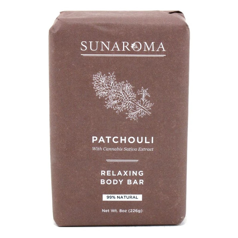 Sunaroma Soap Bar Patchouli 8 Ounce (236ml) (2 Pack)