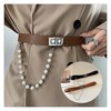 BEAUTY PLAYER 2 Piece Bag Chain Replacement Shoulder Chain Pearl