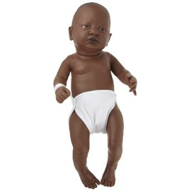 3B Scientific W17005 Female Baby Care Model, African Ethnicity, 19.7" Height