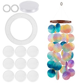 Wind Chimes Resin Molds, DIY Wind Chime Silicone Mold Kit Resin Casting Mold for Home Yard Garden DIY Craft Gift Decoration Supplies