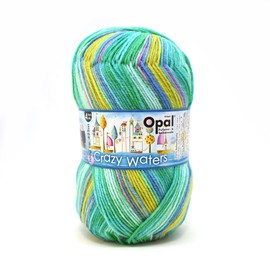 Opal 4-Ply Sock Yarn, Crazy Waters Collection (11316 - Wave Cresting)