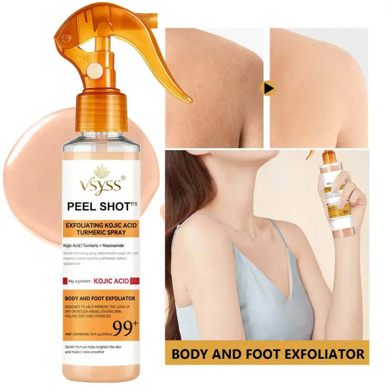 Vsyss Peel Shot Exfoliante Facial Con Cúrcuma Y Ácido 200ml