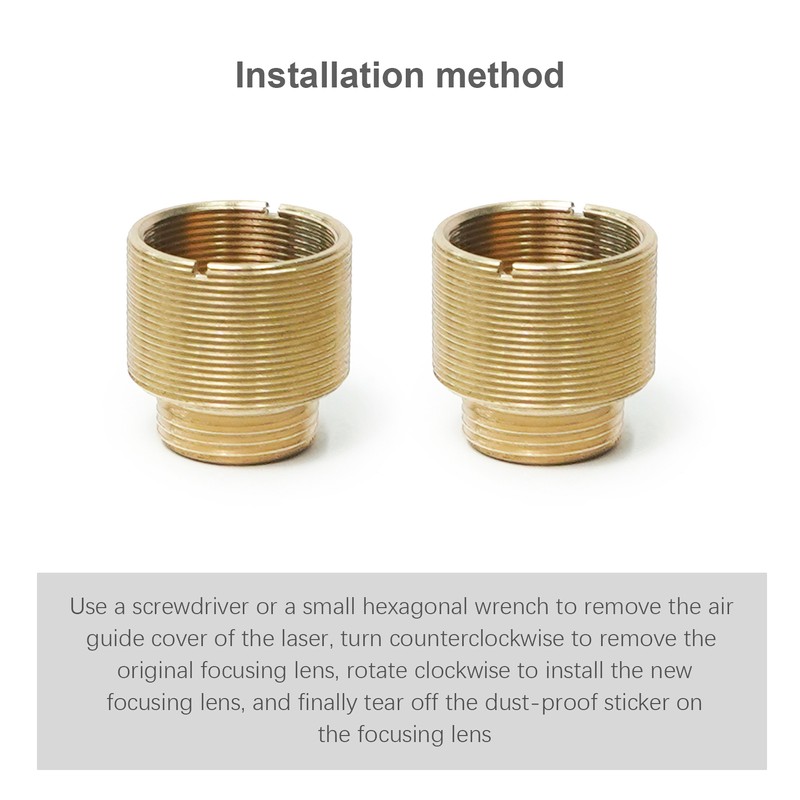 ATOMSTACK 2PCS 10W Replacement Focusing Lens for A10Pro/S10Pro/X7Pro Laser Module