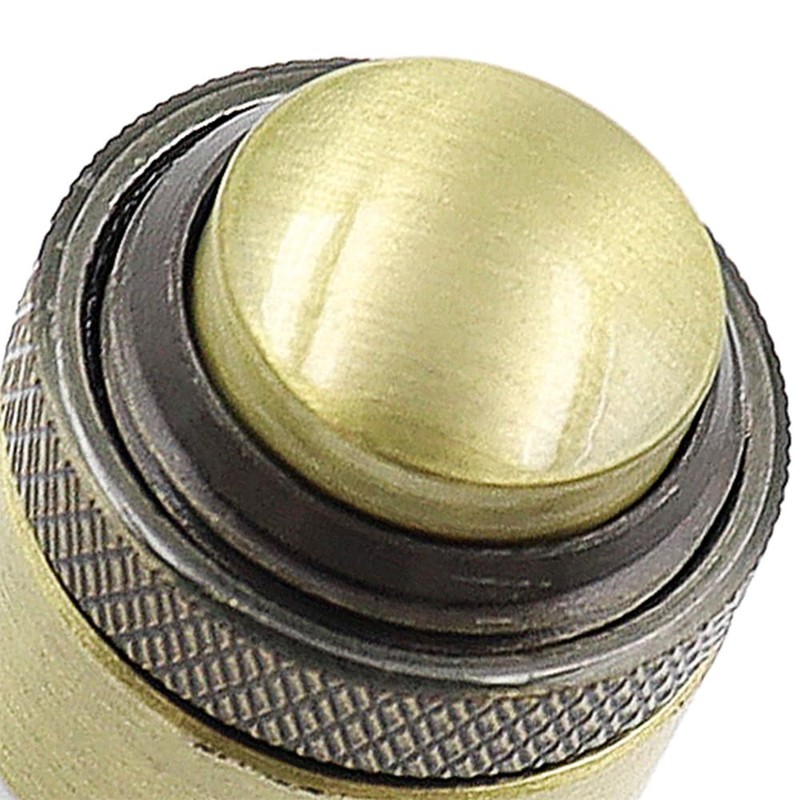 Alnicov 2 Pcs Brass Door Bell Momentary Push Button Switch,