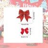 Jupsk Christmas Bow Set, 20 Pieces Bows Glitter Christmas Decoration