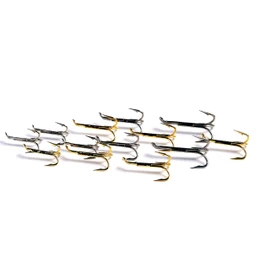Esmond Drury Salmon Treble hooks (GOLD, SIZE 8)