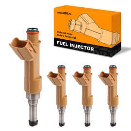 ADEERLUO Fuel Injectors Fit For/Toyota Corolla 2009-2015 1.8L XRS Sedan 2.4L 2009-2013 Matrix Base Wagon 1.8L 2009-2012 4Pcs Set OE 23250-0T010 322-50202 FJ1068