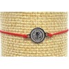 trendy Red String Saint Benedict Medal Bracelet Adjustable 6in-10in Religious