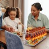 NEWCOMDIGI Chicken Leg Rack for Grill with Drip Tray, 14
