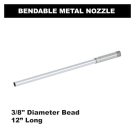 Albion Engineering Company 32-112 Bendable Aluminum Nozzle, 3/8" ID Thread Base x 12" Length