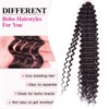 FEILIMEI Ocean Wave Crochet Hair Extensions 24Inch 2Packs #4 Chocolate