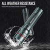 Rechargeable Flashlights High Lumens, G1000 Super Bright Flash Light Grey,