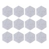 12PCS Hexagon Acoustic Panels High Density Sound Absorbing Panels Sound
