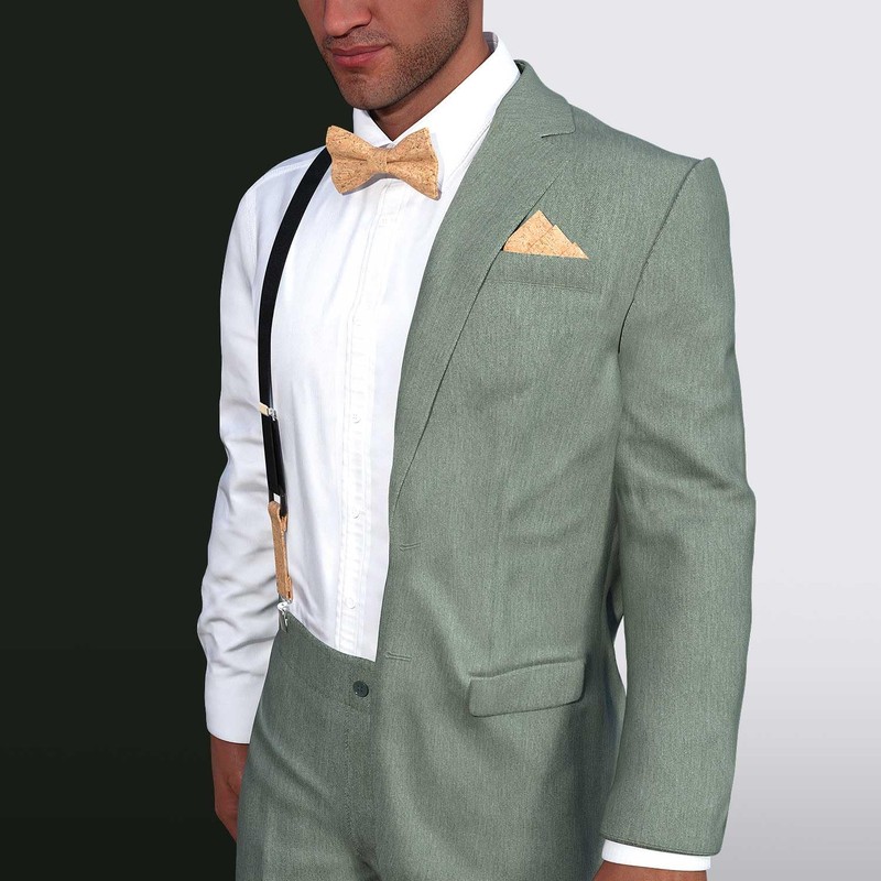 MAY-TIE Cork bow tie, canyon style, handmade cork bow tie,