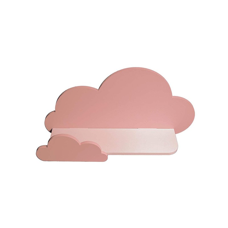 BugyBagy Trend Lab Cloud Wall Shelf (Baby Pink)