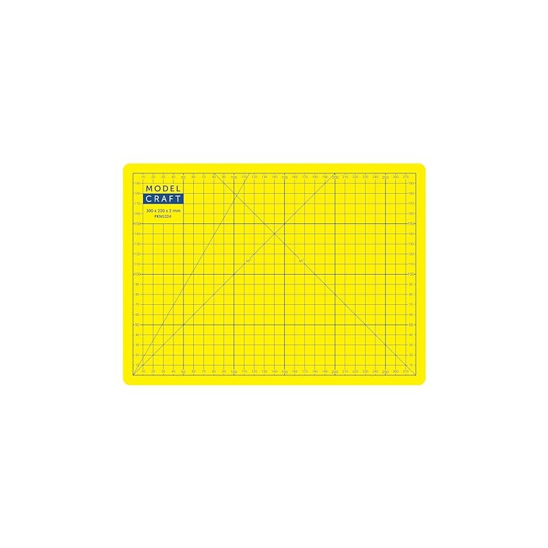 Modelcraft Value Cutting Mat, Yellow, A4