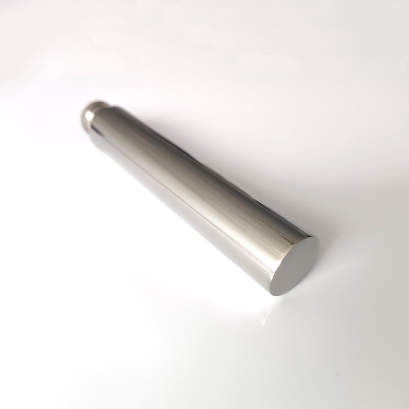 CNFLASK Stainless Steel 2oz Flat Bottom Tube Flask Mini Tube