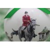H047 Hand-made Christmas Ornament horse - fox hounds & hunter