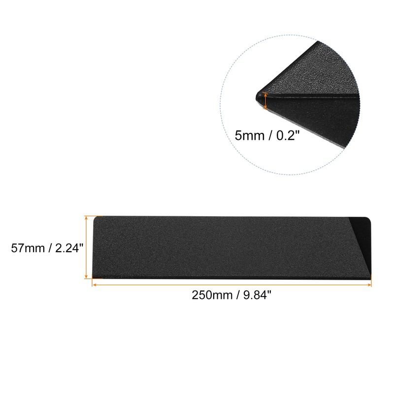 uxcell Knife Edge Guards 9.8"x2.2" ABS Knife Cover Sleeves Knife