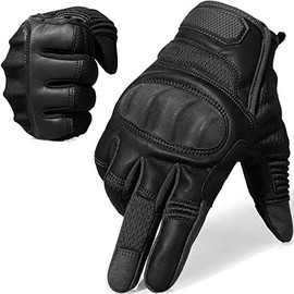 AXBXCX Touch Screen Full Finger Gloves for Motorcycles Cycling Motorbike ATV Bike Camping Climbing Hiking Work Outdoor Sports Men Women Black L