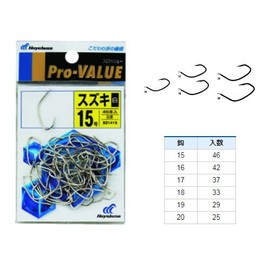 Hayabusa B21419-16 Pro Value Suzuki Hook, White