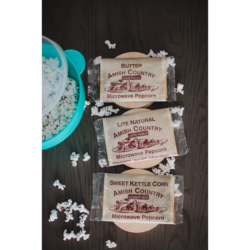 Amish Country Popcorn | Old Fashioned Microwave Popcorn | Non-GMO,