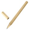 Brushed Brass Gel Pen Hexagon 0.5mm Writing Pen School Office