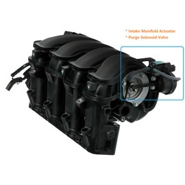 Intake Manifold Actuator & Purge Valve Replacement for 2009-2013 Hyundai Santa Fe Tucson Sonata Kia Sorento Sportage Optima 2.4L