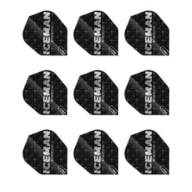RED DRAGON Professional Player Gerwyn Price Iceman Hardcore Form No. 6 Extra Thick - 100 Micron - Dart Flights 3 Sets per Pack (9 Dart Flights Total)