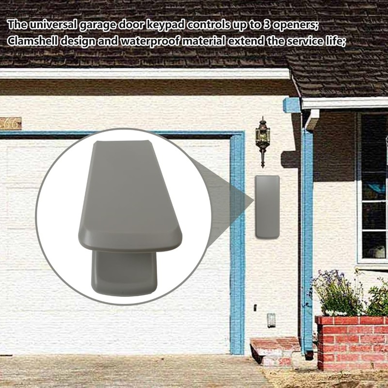 Garage Door Opener Remote Keypad for Chamberlain 248735, 248754, 48930D,