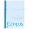 Kokuyo Campus Notebook, A 7mm(0.28in) Ruled, Semi-B5, 30 Sheets, Pack