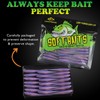LUCKYFISHING Soft Plastic Baits Forked Tail Fishing Soft Bait for