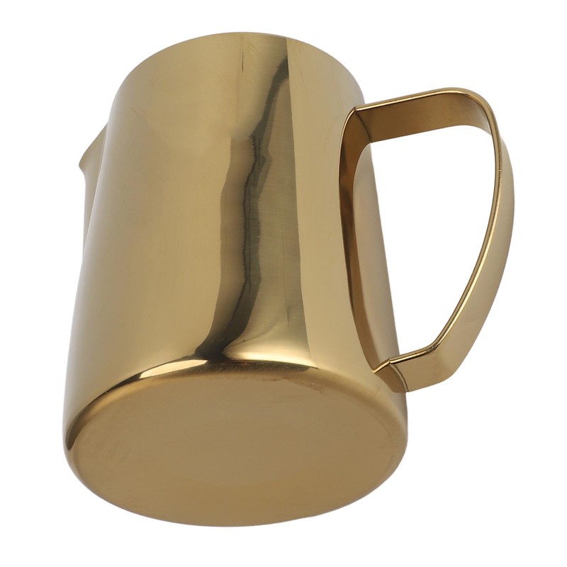 Milk Frothing Pitcher 304 Stainless Steel Coffee Steaming Pitcher Multipurpose