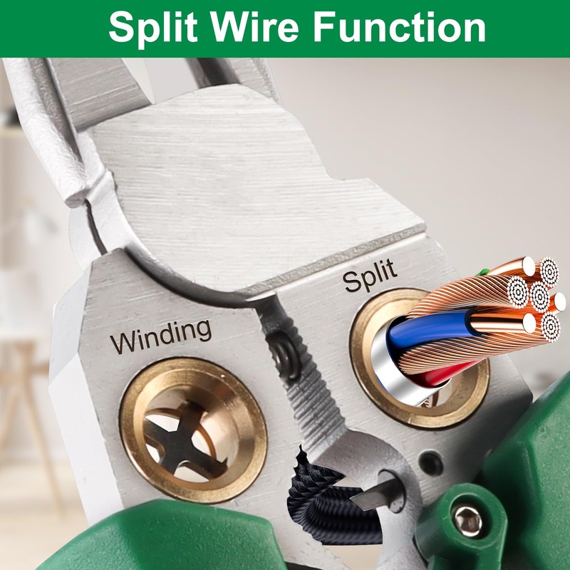 8 In 1 Wire Stripping Pliers,8 In 1 Wire Stripper,Multi-function