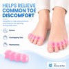 Soft Toe Separators for Women, 2 Pack for Pedicure and