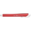 Pentel Stick Type Knock Eraser, Metal Red (XZE15-MB)