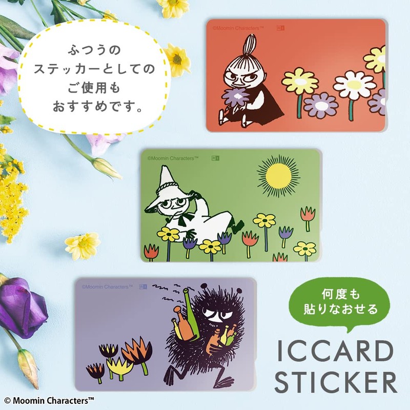 Moomin / IC Card Sticker / Little My