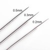 HUBEST 0.2mm, 0.3mm, 0.5mm Airbrush Nozzle Airbrush Needle Nozzle Cap