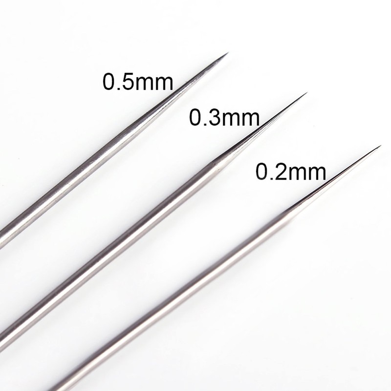 HUBEST 0.2mm, 0.3mm, 0.5mm Airbrush Nozzle Airbrush Needle Nozzle Cap