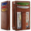 BULLIANT Magnetic Closure Slim Wallet-Genuine Leather Front Pocket Wallet for
