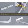 SOLOKOS Room Divider Ceiling Track Set for Curtains with Hooks,