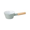 BRUNO Enameled Milk Pan, 5.5 inches (14 cm), Blue Green,