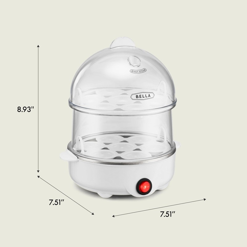 bella Rapid Electric Egg Cooker and Poacher with Auto Shut