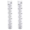 TBWHL 2pcs 5" Capacity Rain Gauge Glass Replacement Tube for