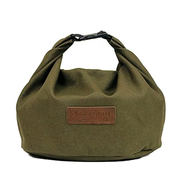 DUCKNOT 8-Inch Cooker Case, Canvas Bag Storage Case, Made in Japan, Khaki, Country