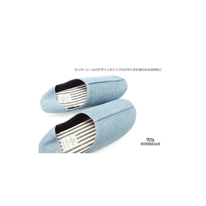 Denim Babouche Ultra Lightweight yet Firm Unique Texture ML Size