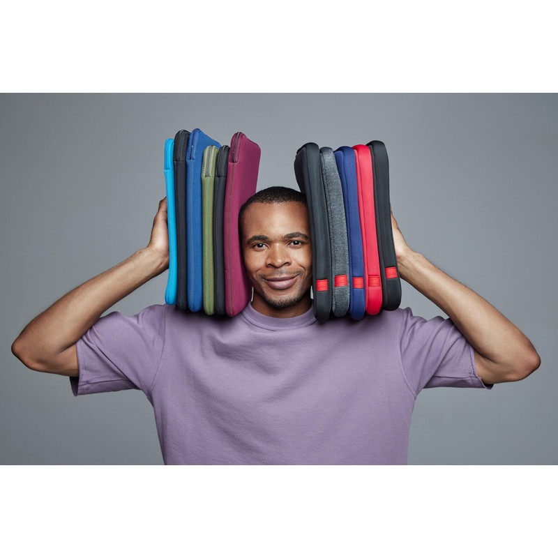 Rivacase Vertical Laptop Sleeve - Water Resistant and Ultralight Notebook
