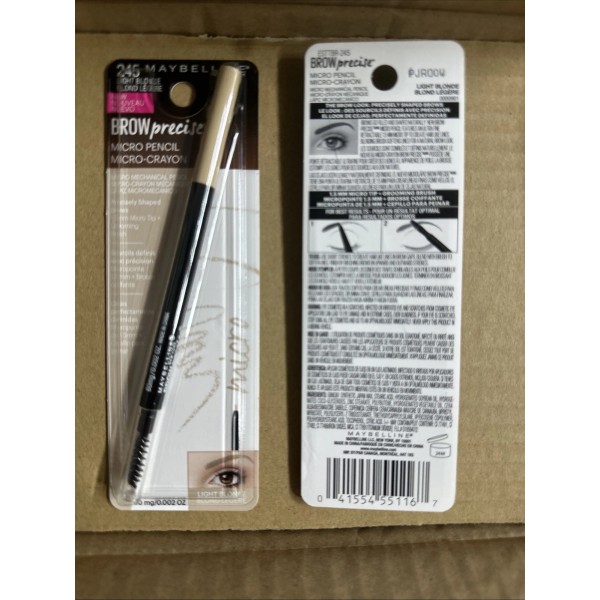 Maybelline 2x Maybelline Brow Precise Micro Pencil 245 Light Blonde