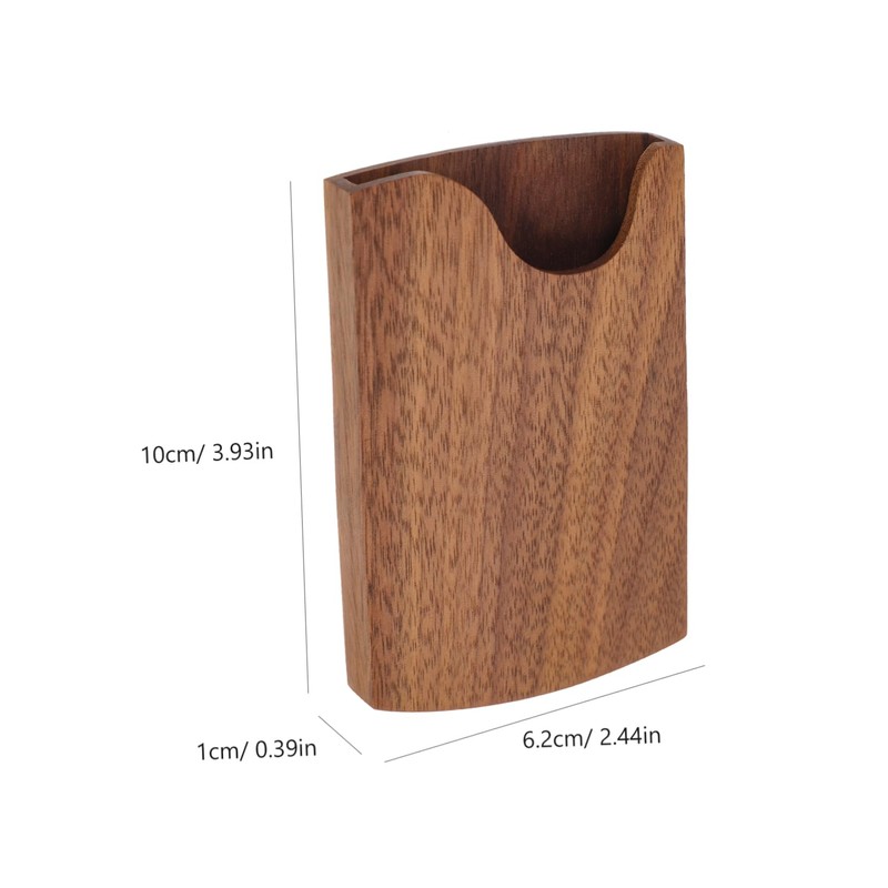 Operitacx International Travel Must Haves Wooden Card Box Business Card